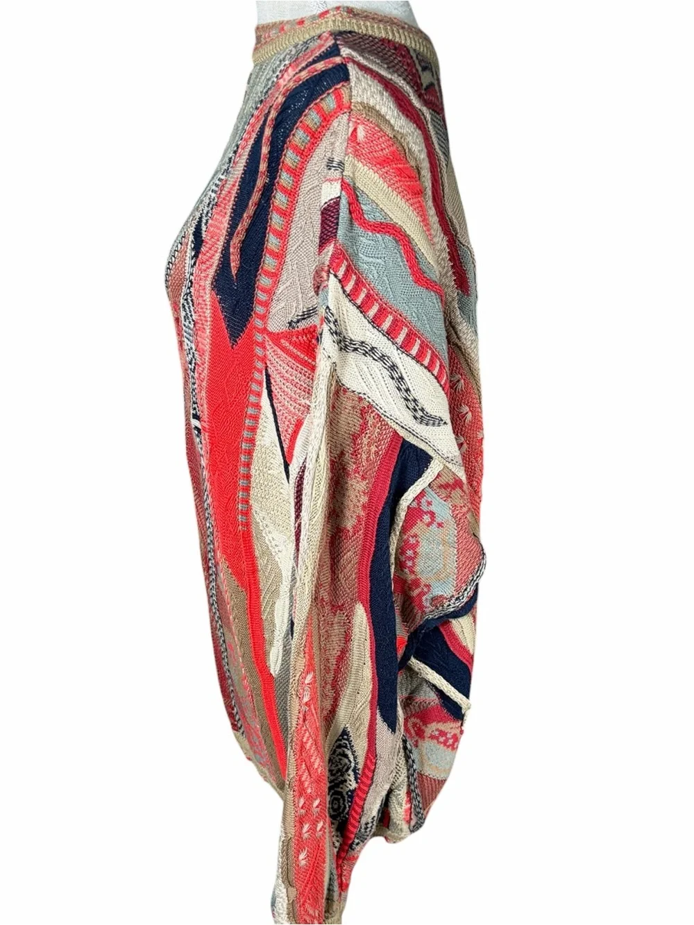 Vintage 90's Carlo Alberto Coogi Style Eclectic Grandpa Sweater